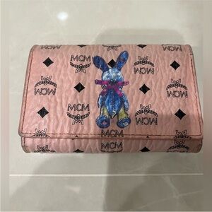 MCM Visetos Bunny Wallet